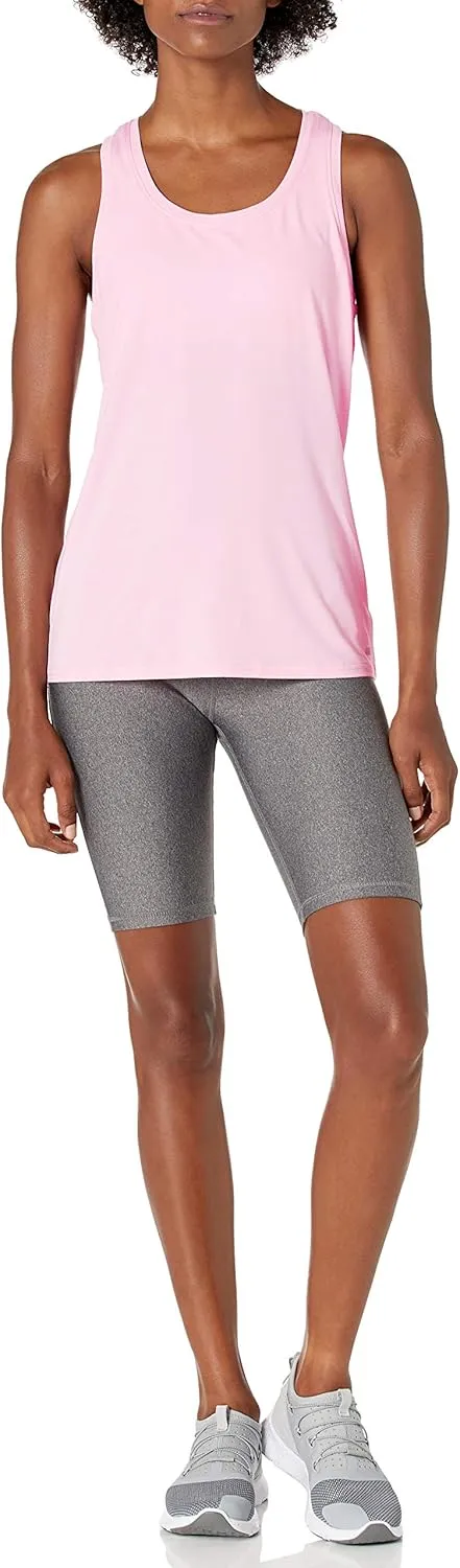 Amazon Essentials Women's Active Quick Dry Tech Stretch Racerback Tank Top (Available in Plus Size), Multipacks
