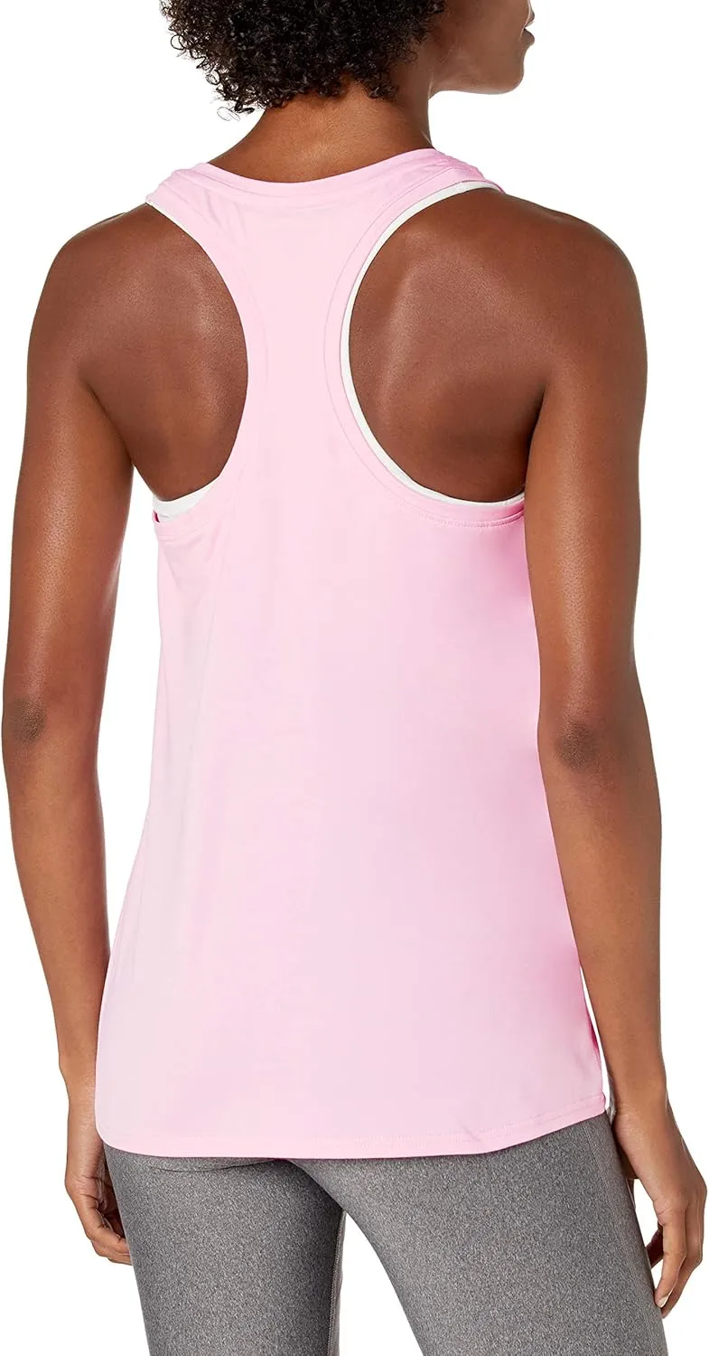 Amazon Essentials Women's Active Quick Dry Tech Stretch Racerback Tank Top (Available in Plus Size), Multipacks