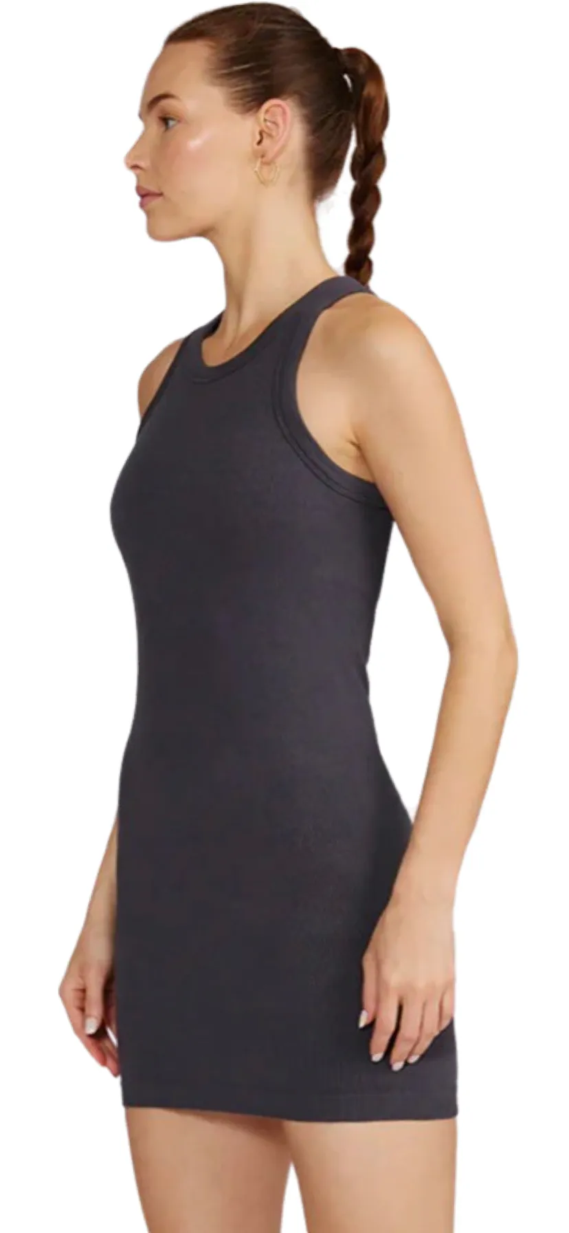 Apparel- Cream Yoga Emma Tank Dress
