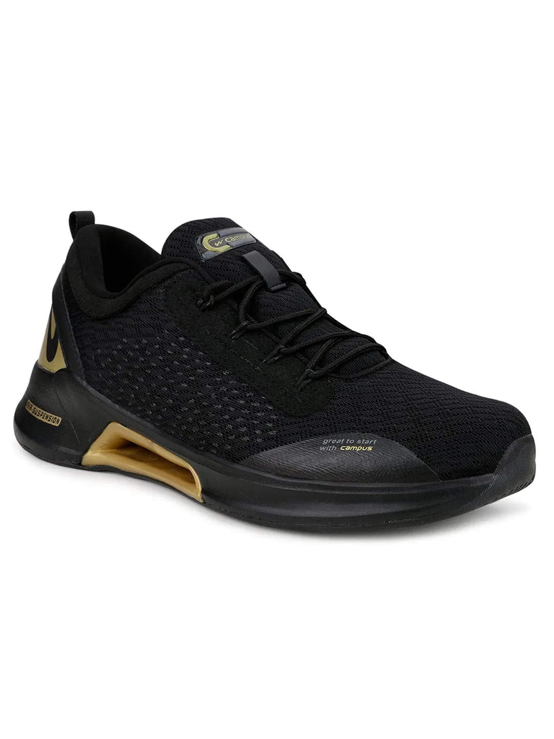 BRAT Black Men's Running Shoes