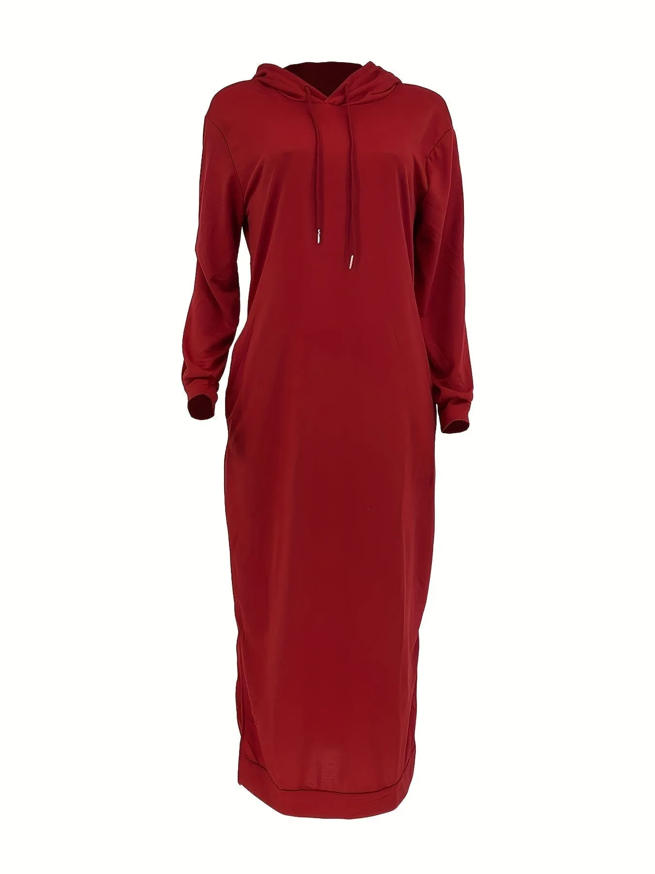 Casual Chic Versatile Drawstring Split Maxi Dress