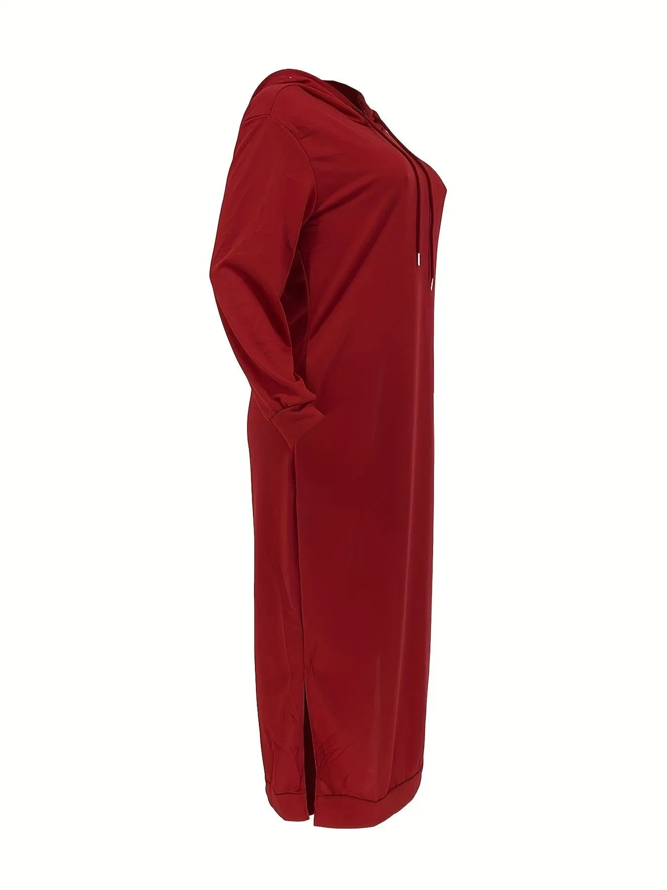 Casual Chic Versatile Drawstring Split Maxi Dress