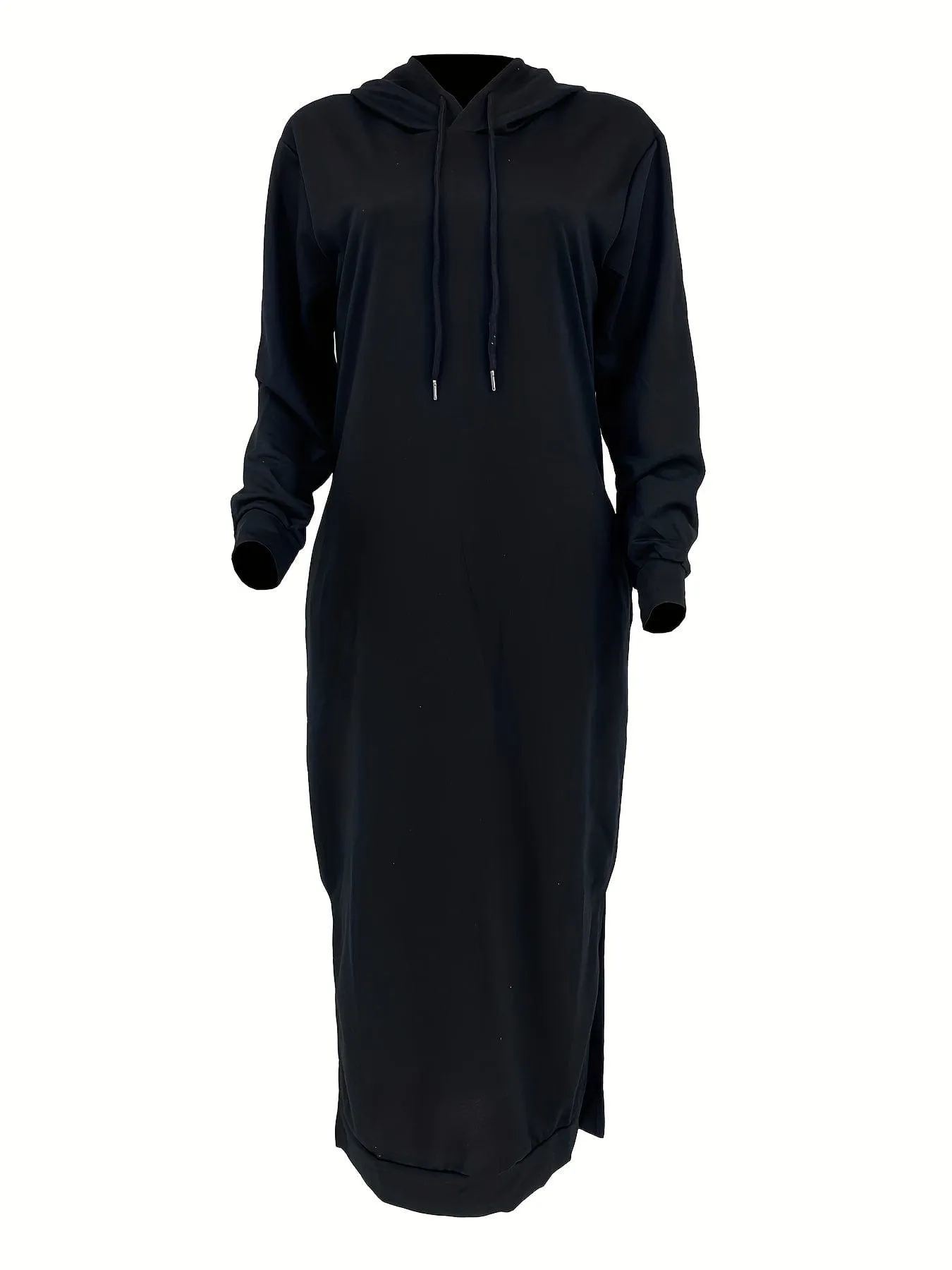 Casual Chic Versatile Drawstring Split Maxi Dress