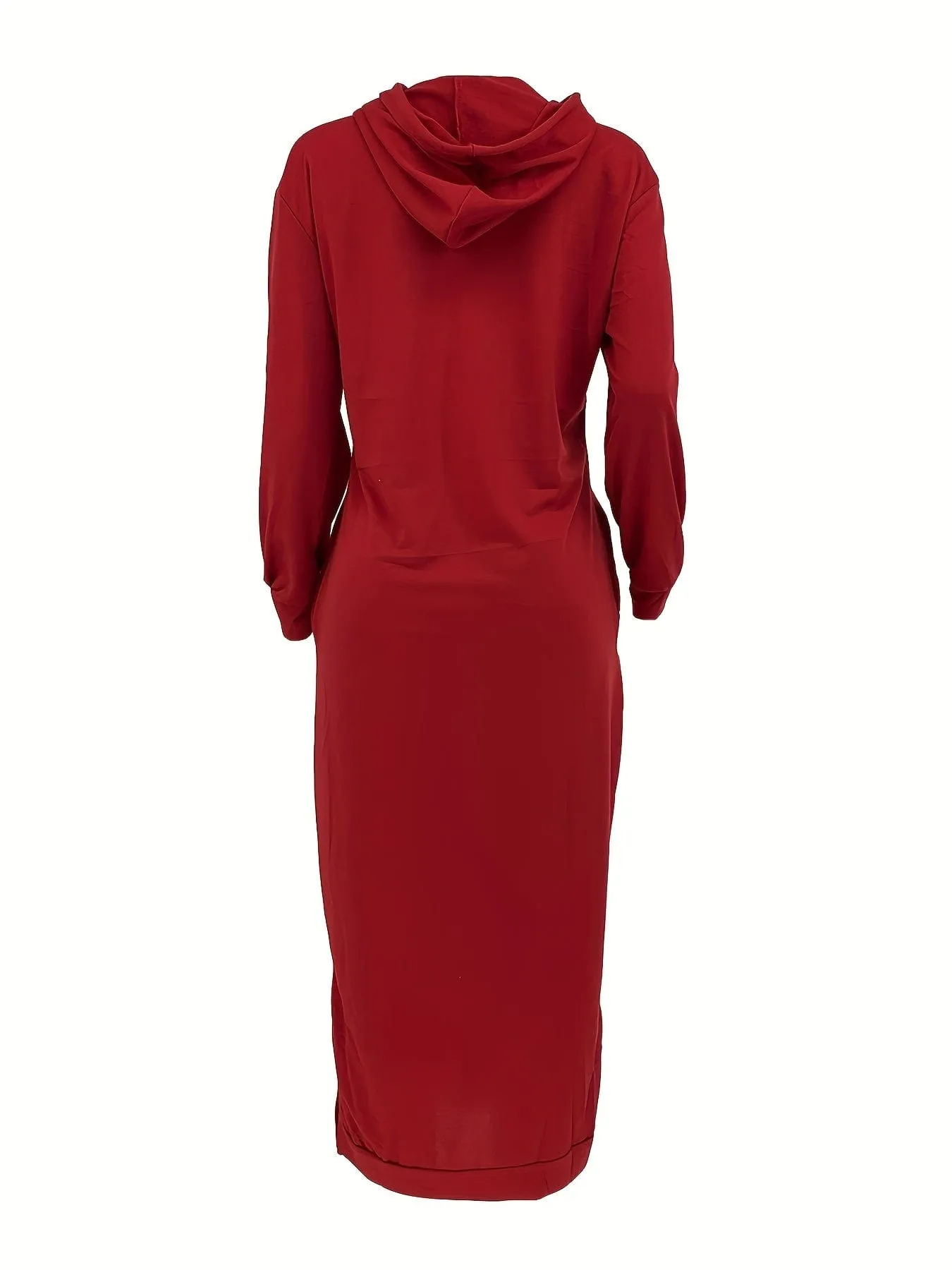 Casual Chic Versatile Drawstring Split Maxi Dress