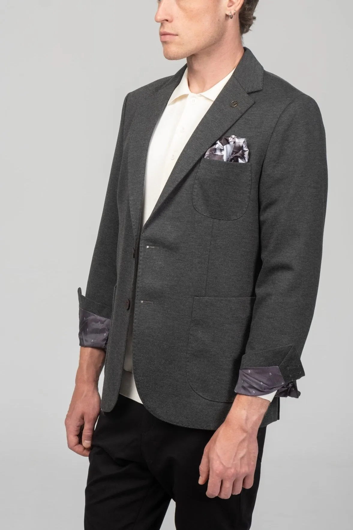 Classic Fit Jetsetter Blazer - Anthracite
