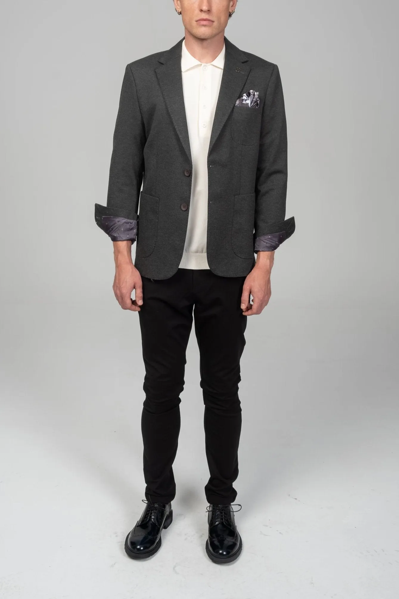 Classic Fit Jetsetter Blazer - Anthracite