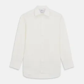 Cream Silk Mayfair Shirt