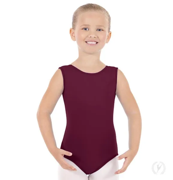 Eurotard 1089 Girls Cotton Lycra Tank Leotard