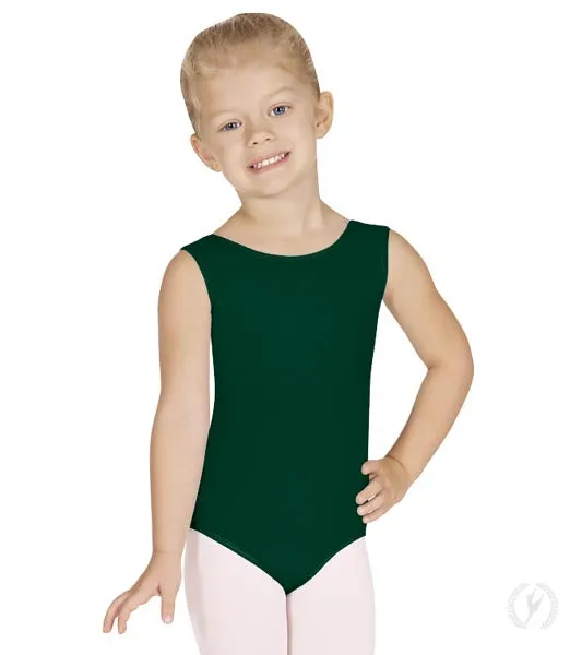 Eurotard 1089 Girls Cotton Lycra Tank Leotard
