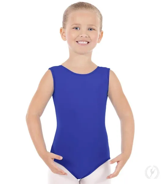 Eurotard 1089 Girls Cotton Lycra Tank Leotard