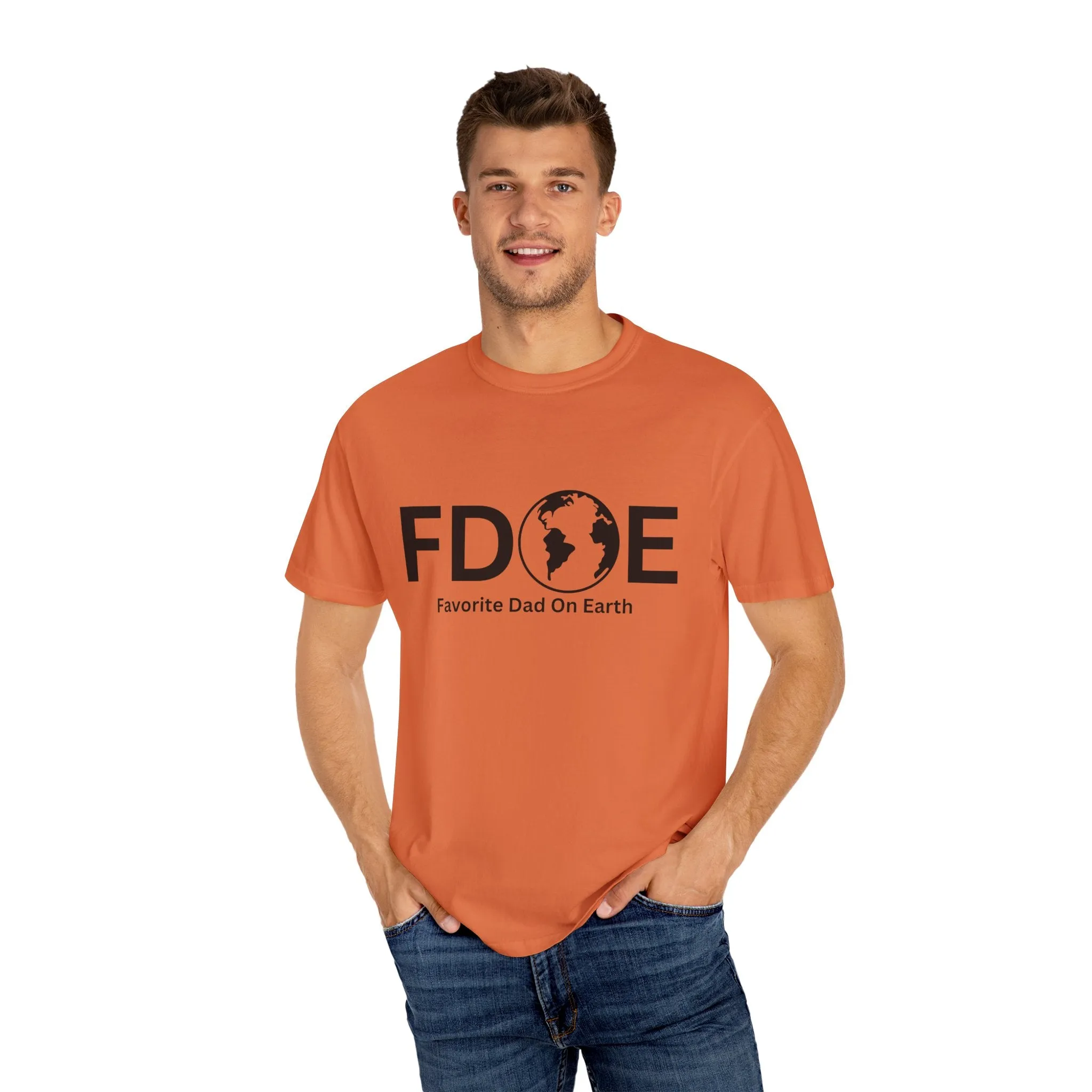 Favorite Dad On Earth (FDOE) - Comfort Colors 1717 Garment T-Shirt