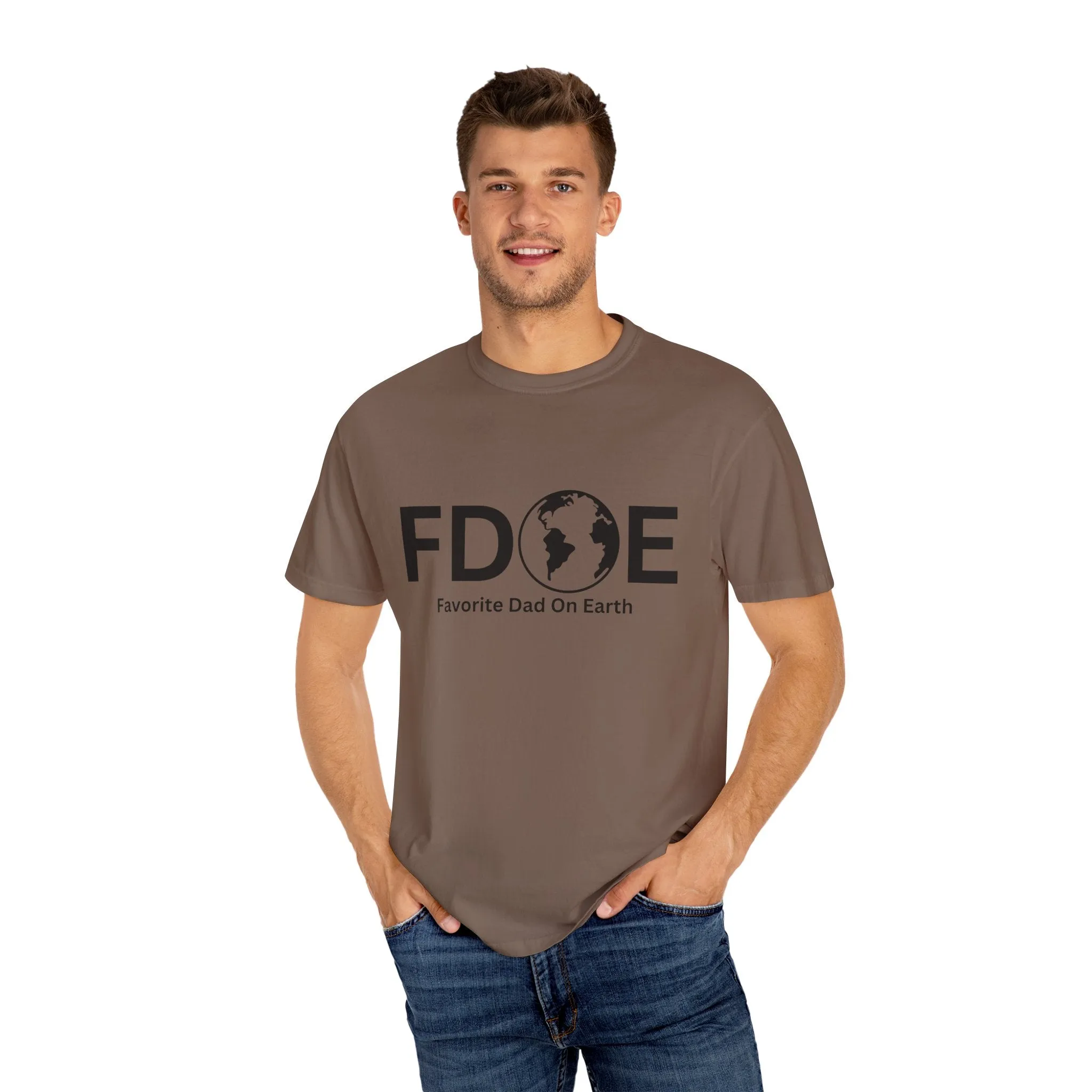 Favorite Dad On Earth (FDOE) - Comfort Colors 1717 Garment T-Shirt