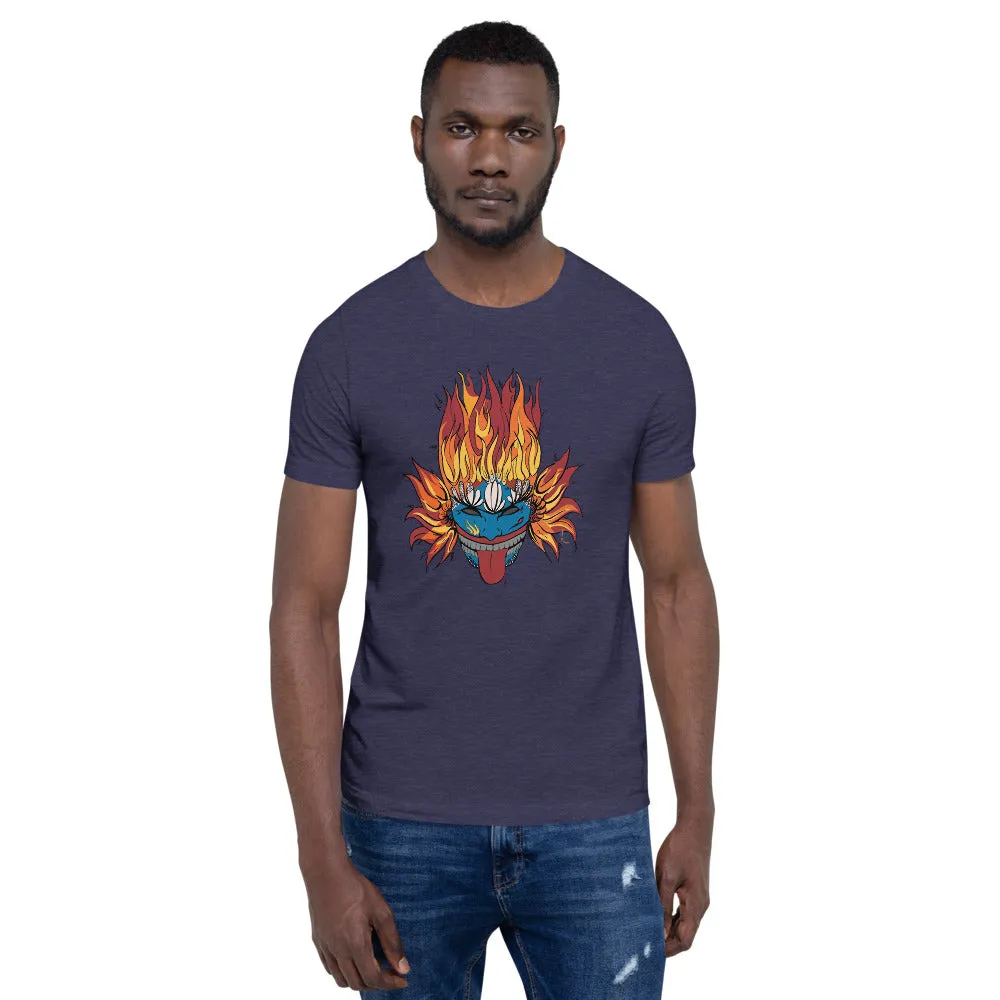Fire Skull Novelty T-shirt