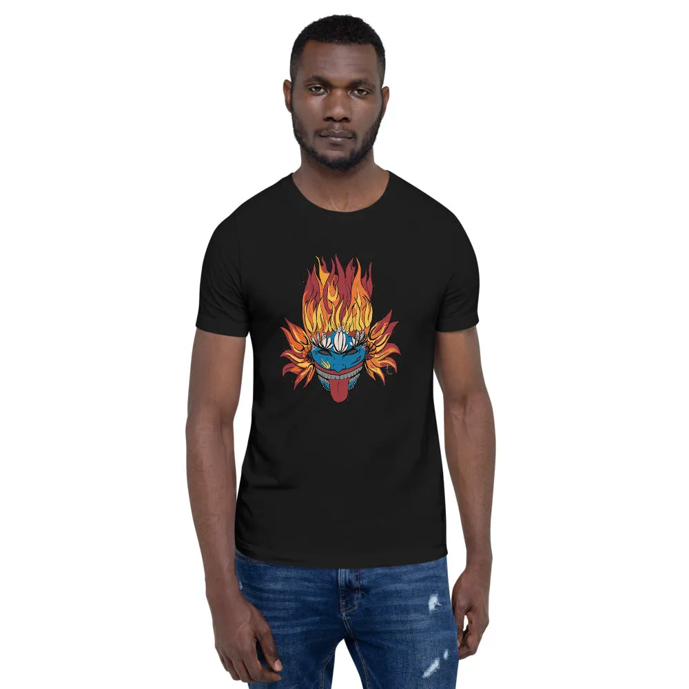 Fire Skull Novelty T-shirt