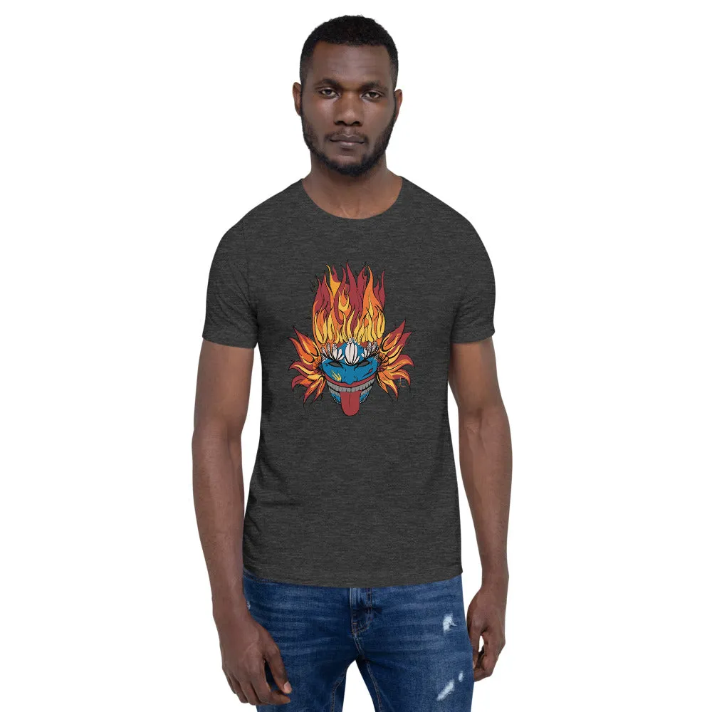 Fire Skull Novelty T-shirt