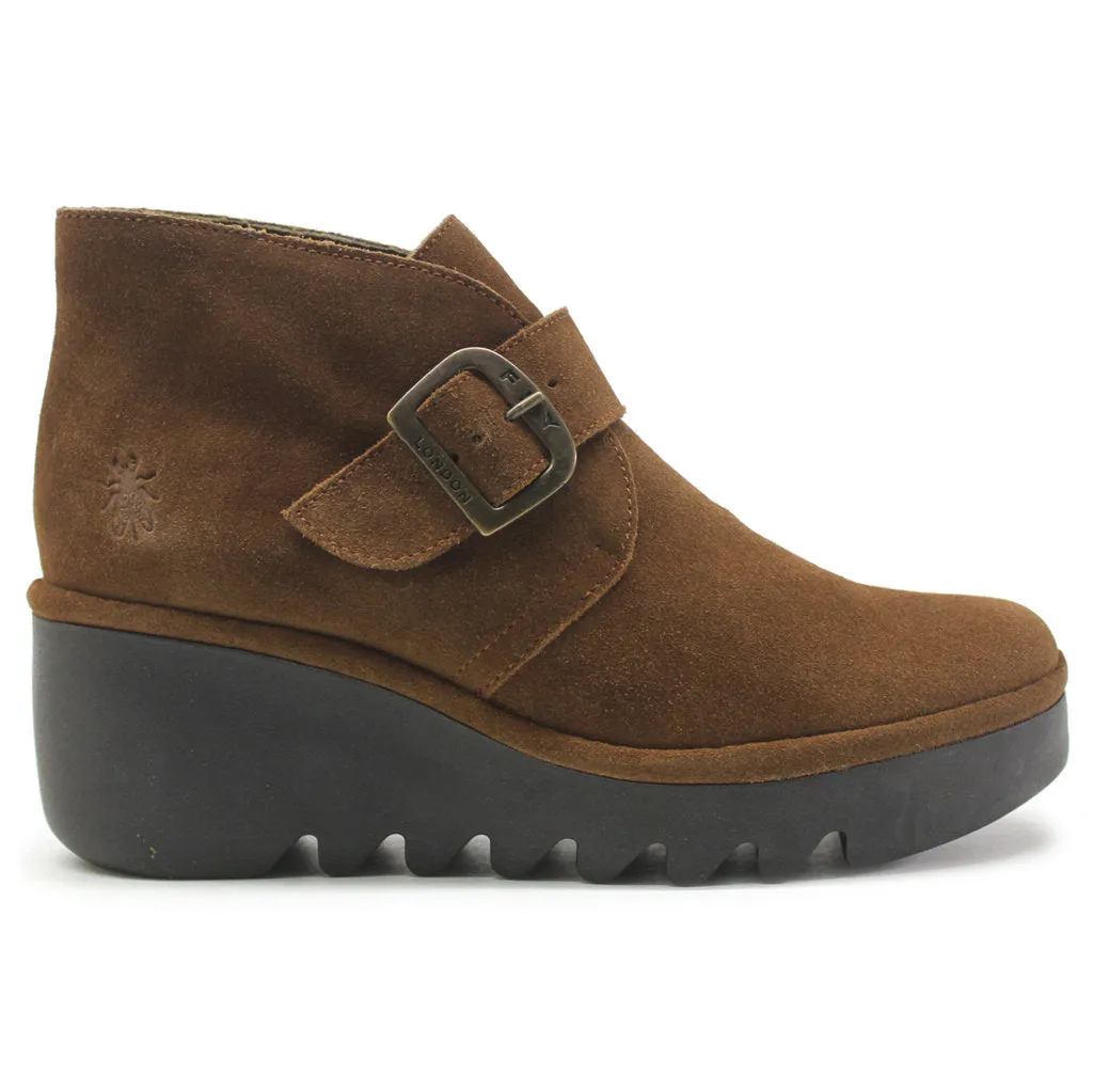 Fly London Birt397Fly Suede Women's Wedge Heel Ankle Boots