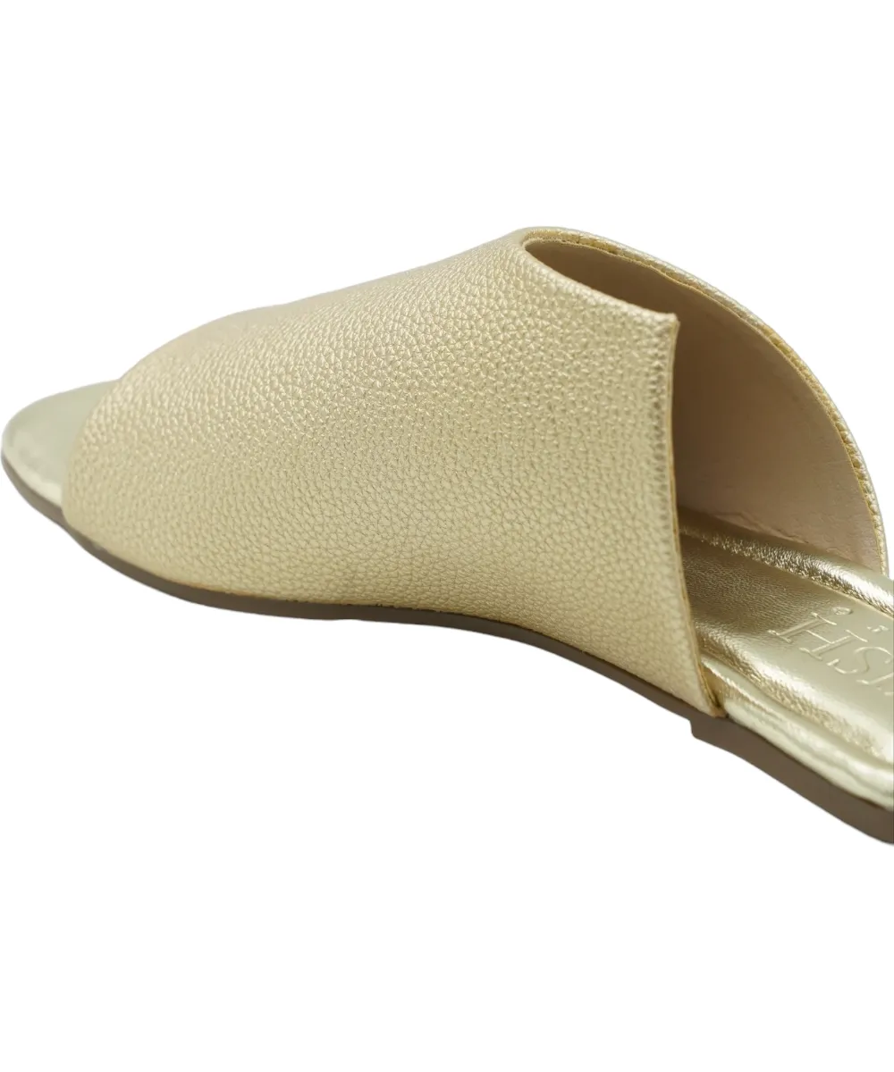 Gold Claire Flats