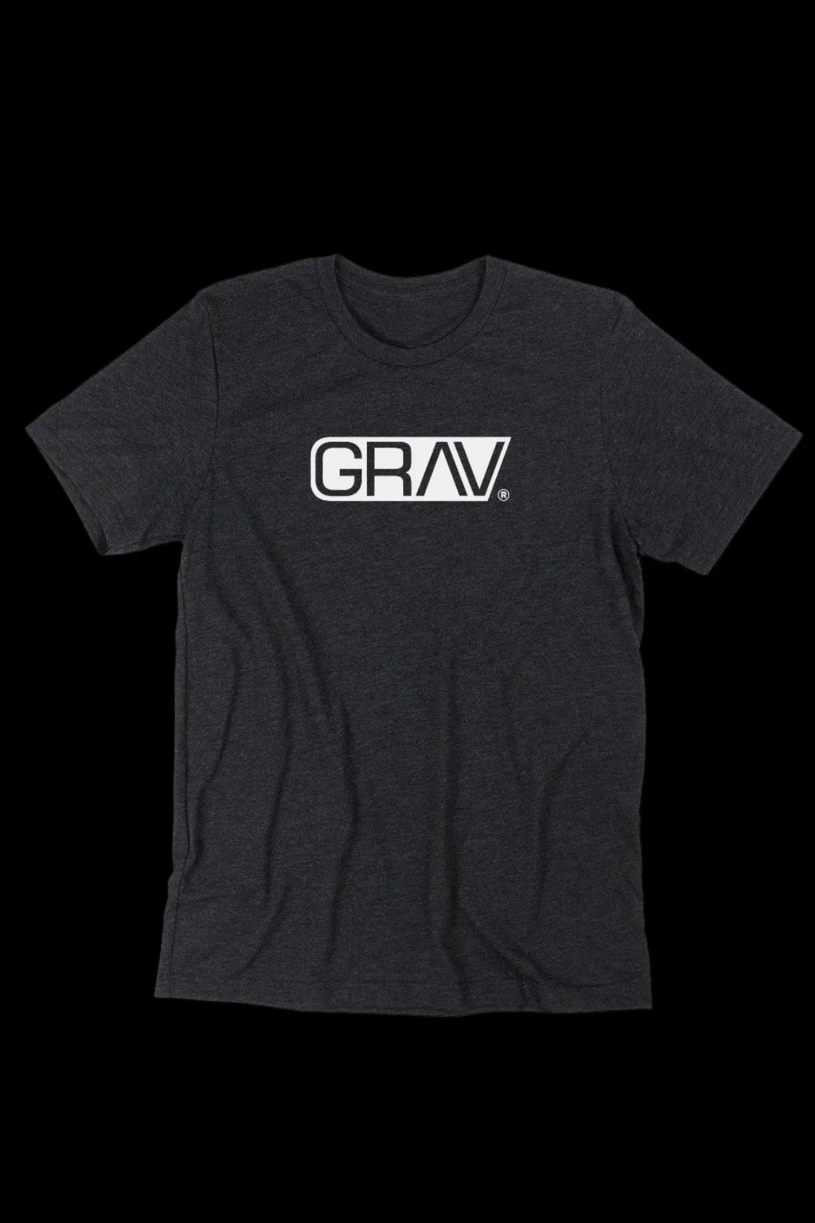 GRAV® Heather Black Logo T-Shirt