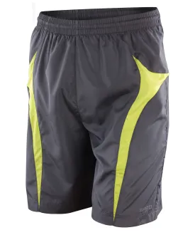 Grey/Lime - Spiro micro-lite team shorts
