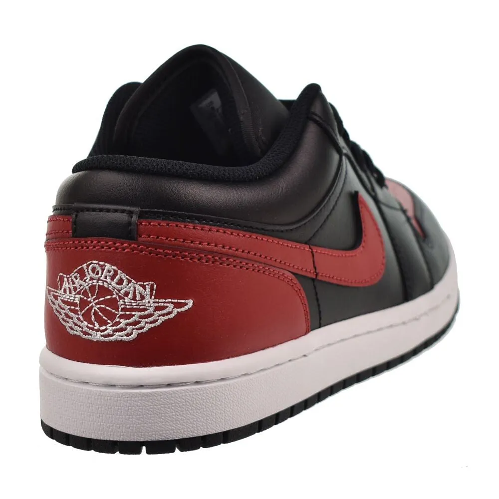 Jordan 1 Low Men's Shoes Black/Varsity Red-Summit White 553558-067