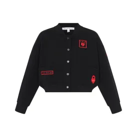 Kids Multi-Patch Bomber Jacket