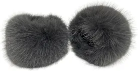 Lina & Lily Women's Winter Wrist Cuffs Warmers Faux Fur Fluffy
