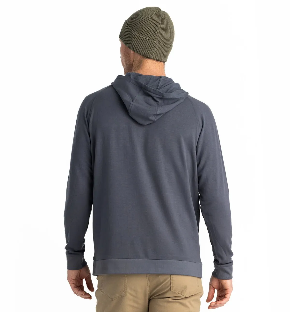 M BAMBOO LW FLEECE HOODIE
