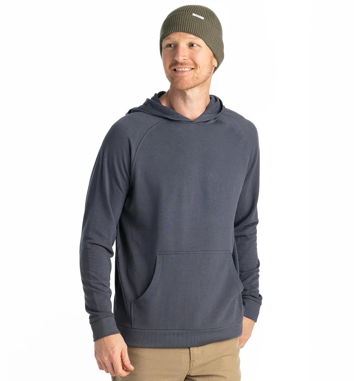 M BAMBOO LW FLEECE HOODIE