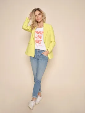 Mos Mosh Yellow Plum Bine Leia Blazer