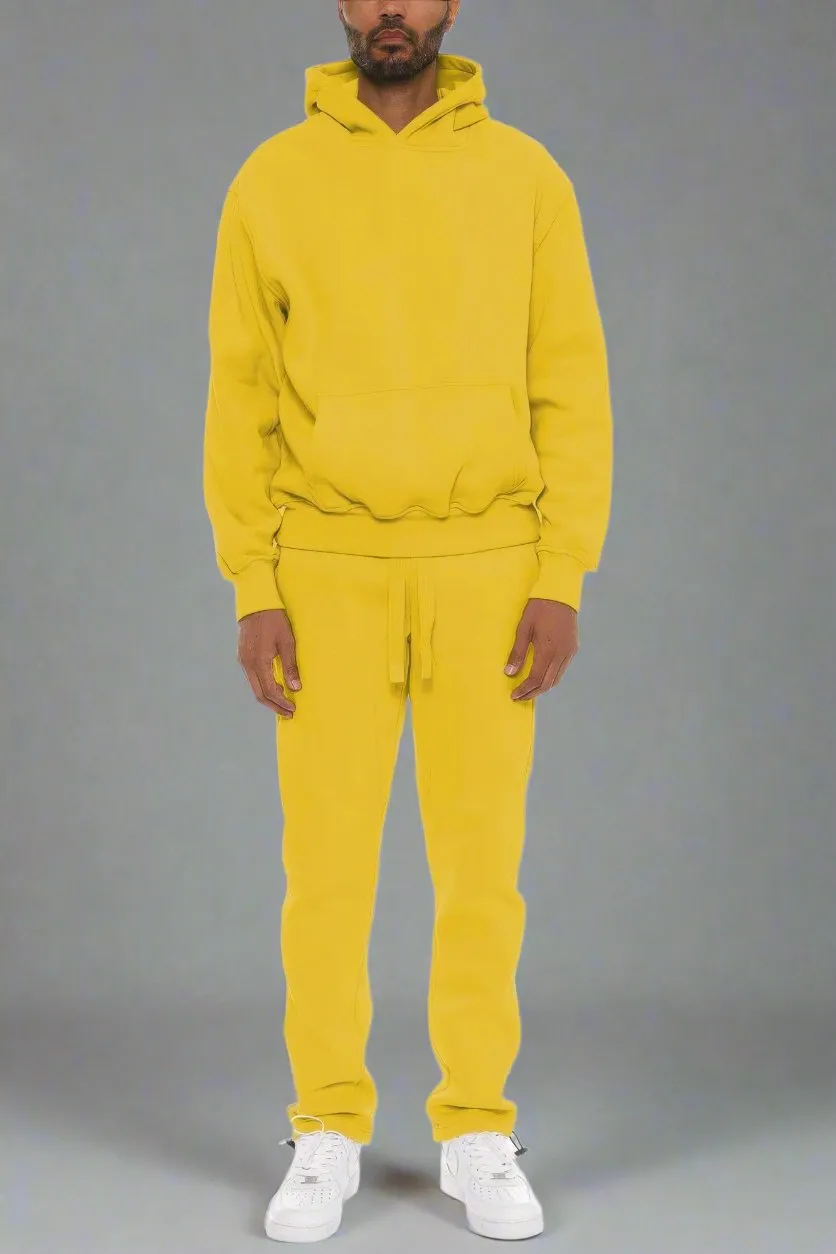 Premium cotton blend hoodie set