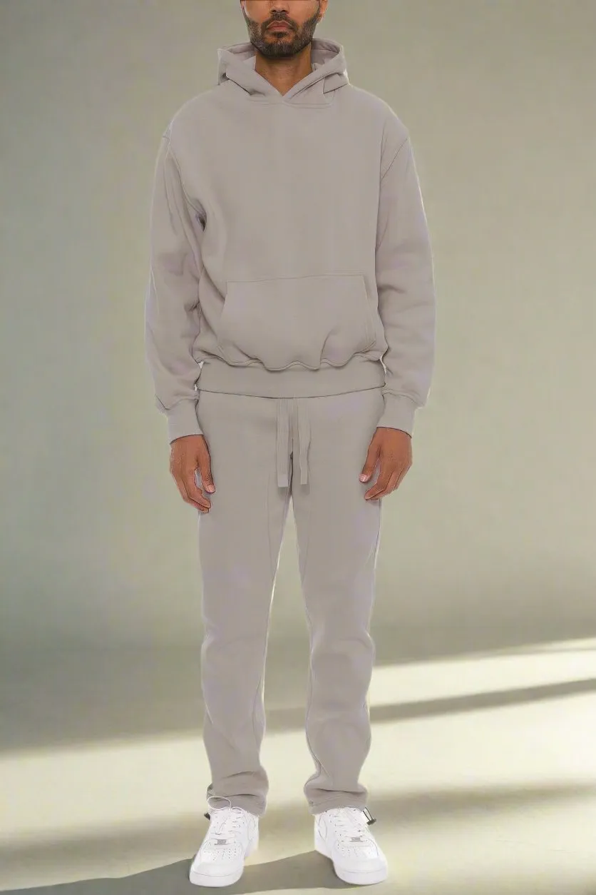 Premium cotton blend hoodie set