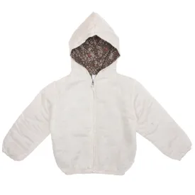 Reversible Puffer Jacket (Choc/Floral)
