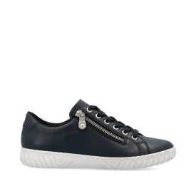 Rieker Ladies Zip and Lace Sneaker