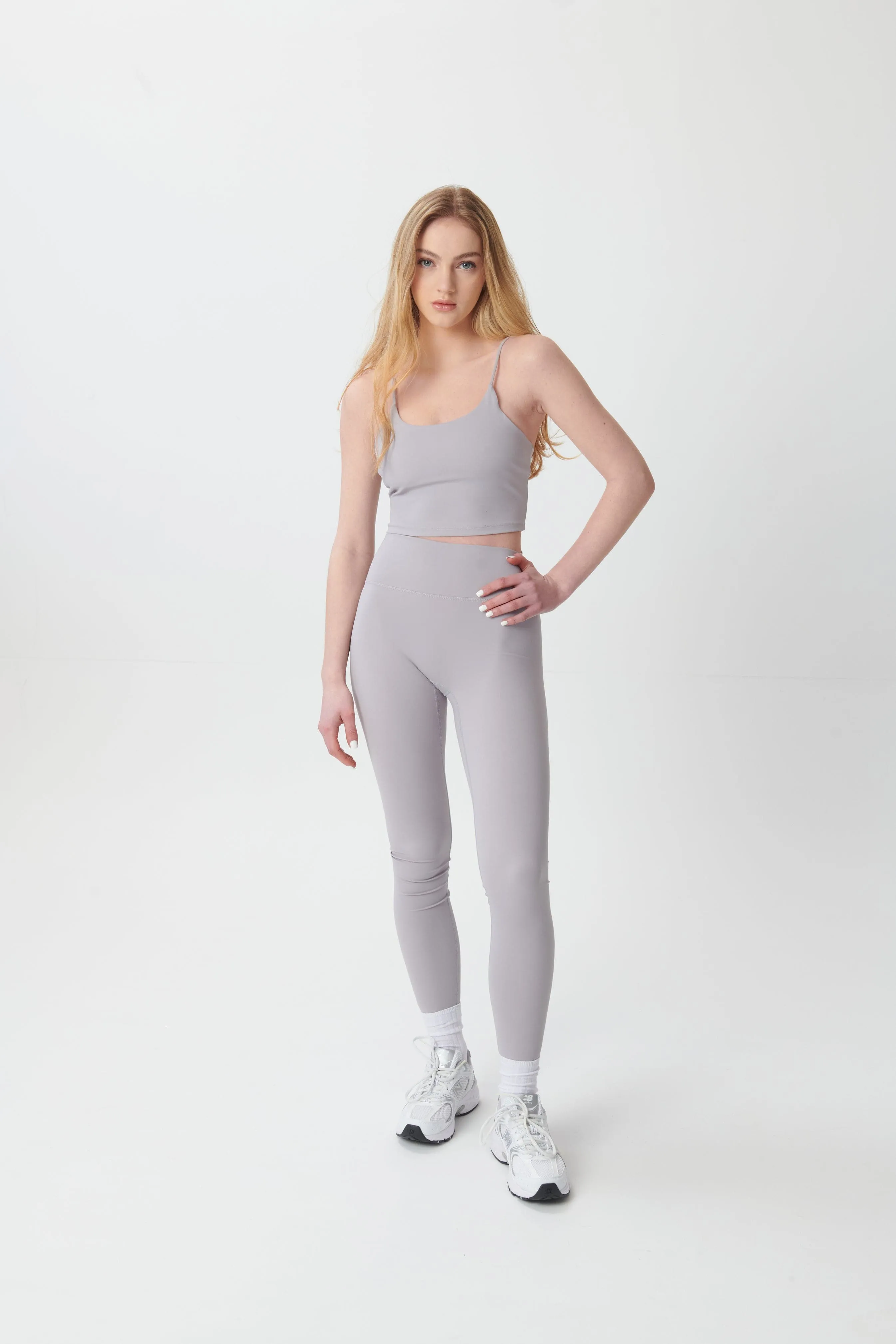 Ultra-Soft Scoop-Neck Tank - Cloud Grey