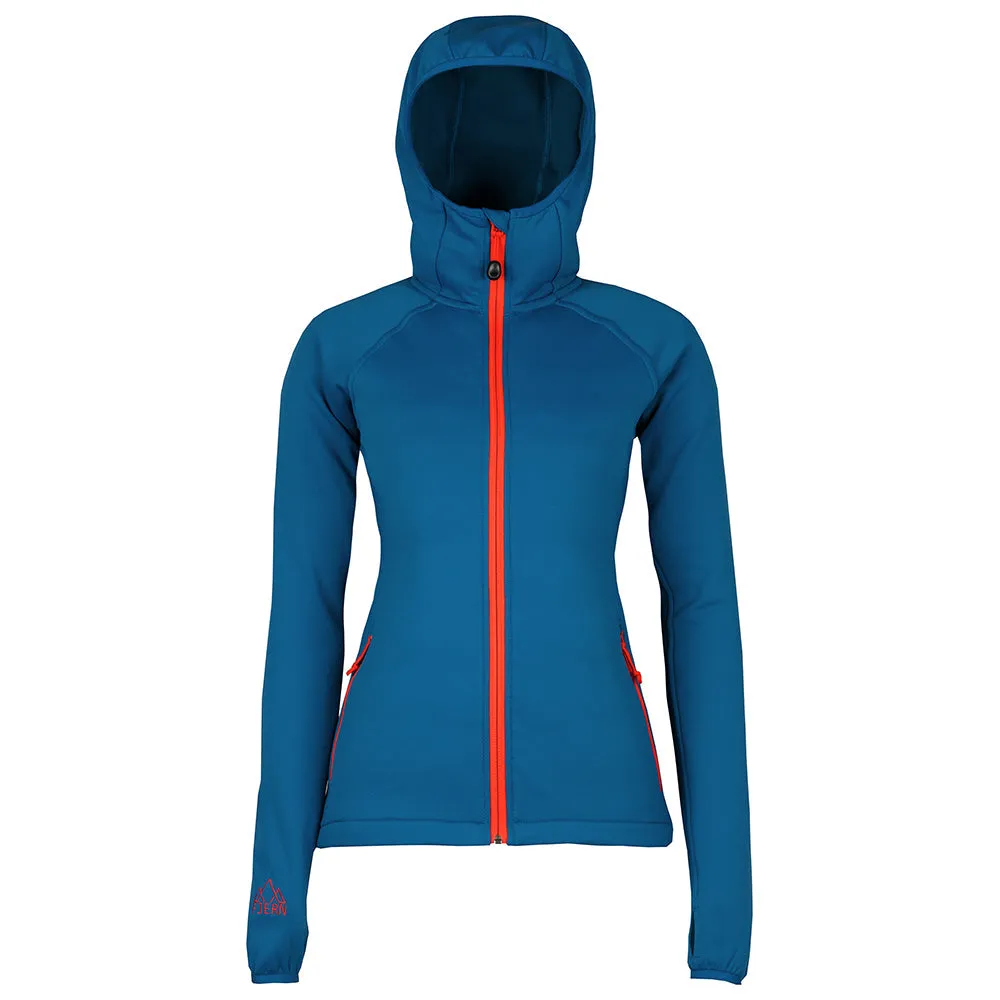 Womens Vandring Stretch Fleece Jacket (Teal/Orange)