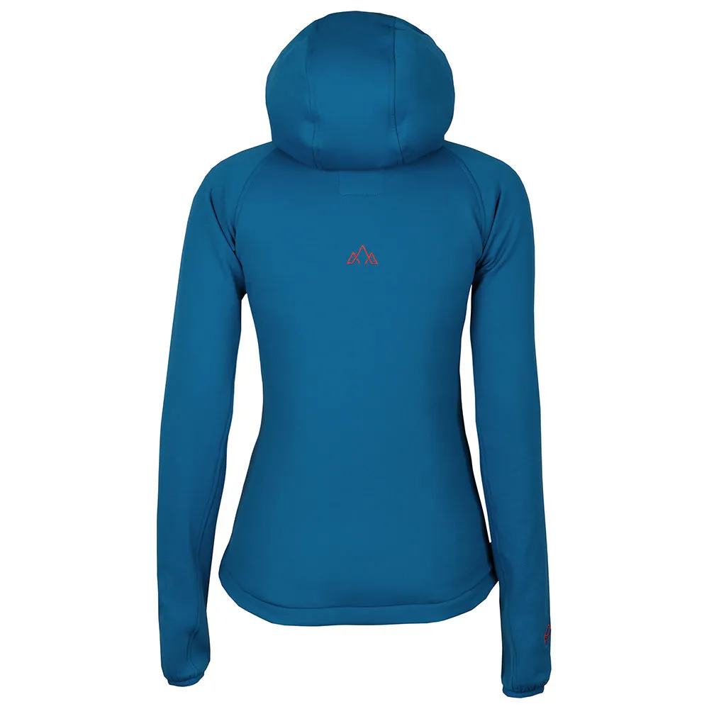 Womens Vandring Stretch Fleece Jacket (Teal/Orange)