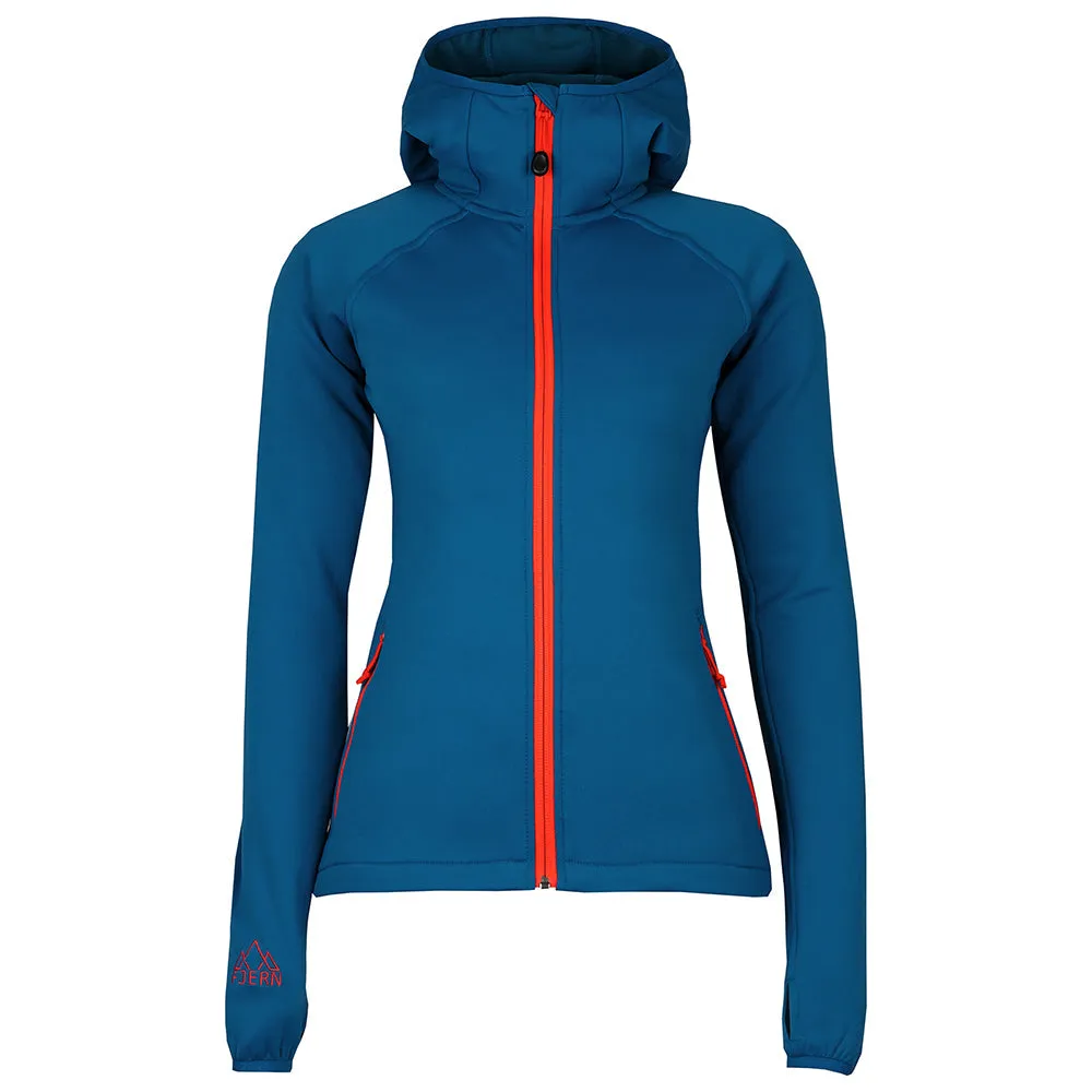 Womens Vandring Stretch Fleece Jacket (Teal/Orange)